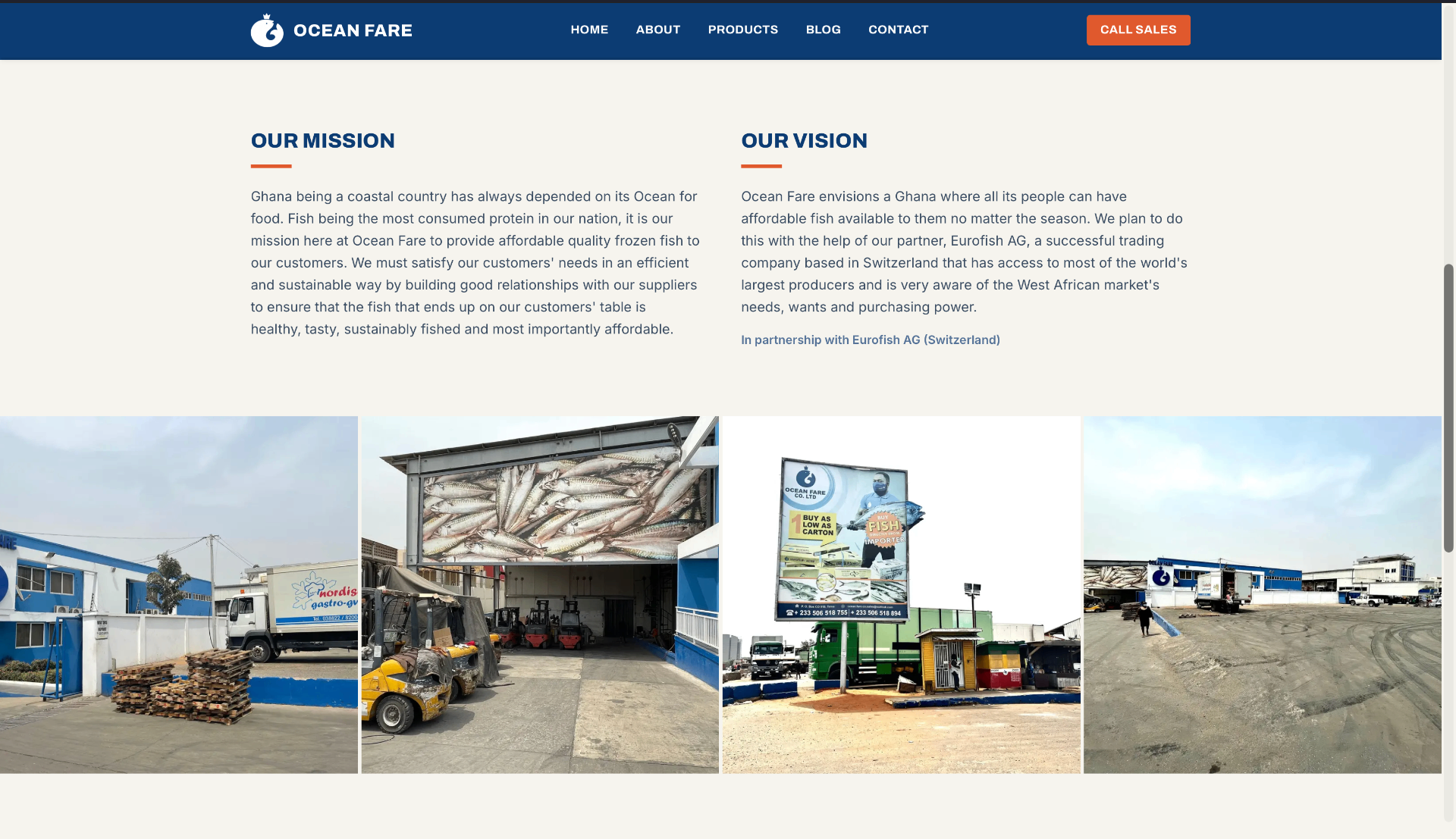 Oceanfare — Mission & vision — built by EKOF Studio