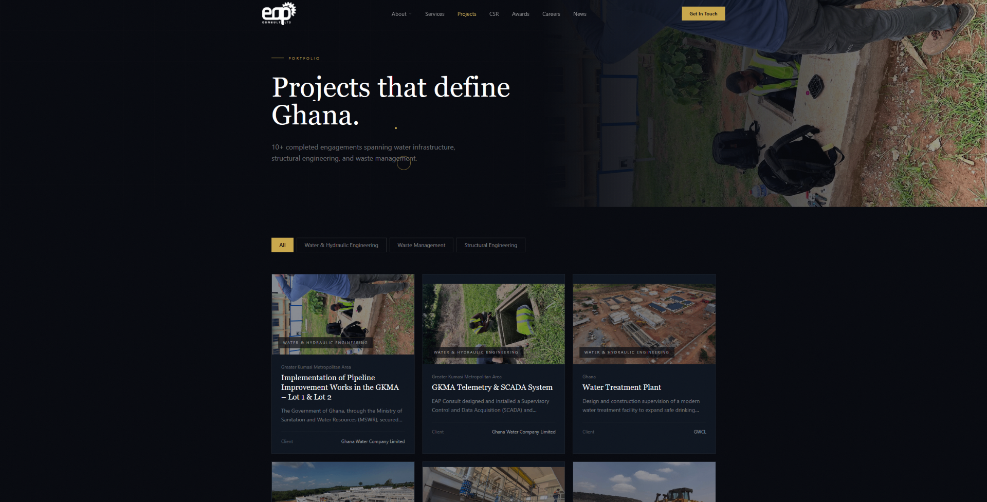 EAP Consult Limited — Projects — Portfolio that defines Ghana — built by EKOF Studio